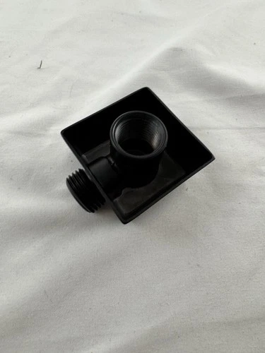 Signature Hardware SHWE2020MB FundamentALL Square Wall Supply Elbow Matte Black - Picture 2 of 3