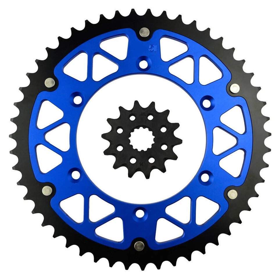 14T-49T Front Rear Sprocket Kit For Yamaha YZ250 YZ426F WR250 WR426WR450F YZ450F - Imagem 2 de 4