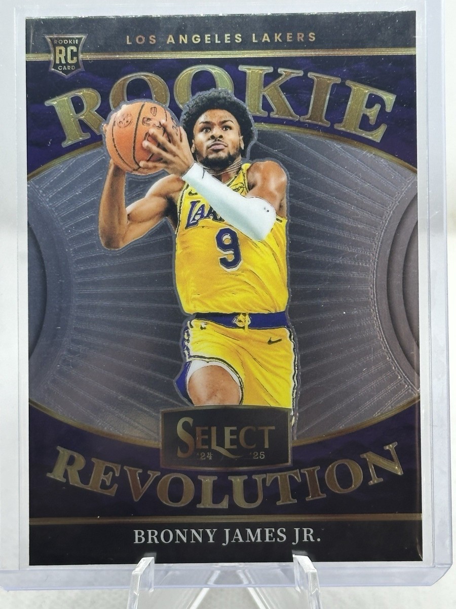 2024-25 Panini Select Bronny James Rookie Revolution RC #3 Lakers