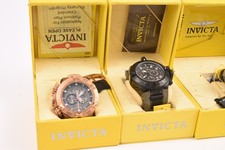 Lot of Four Invicta Watches With Swiss Movement AS IS UNTESTED DV-RC00022