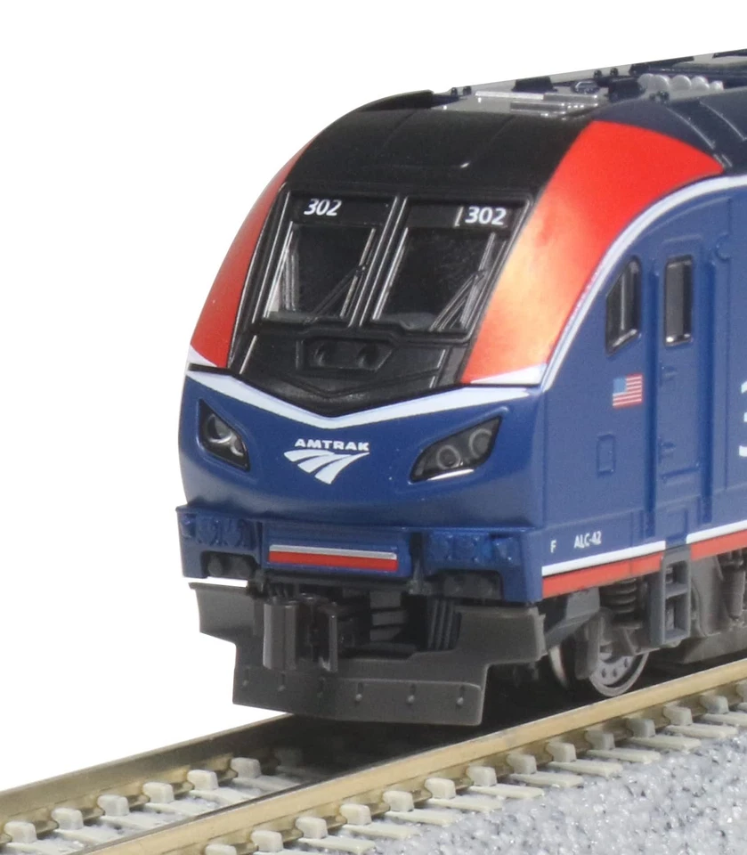 KATO N Scale Amtrak ALC 42 with Superliner 4 Car Set 10 1788 Model Train - Image 3 of 4