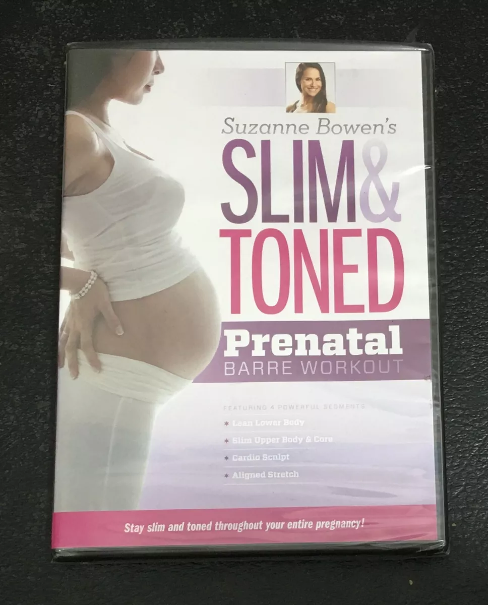 SUZANNE BOWEN - Slim & Toned Prenatal Barre Workout DVD NEW SEALED