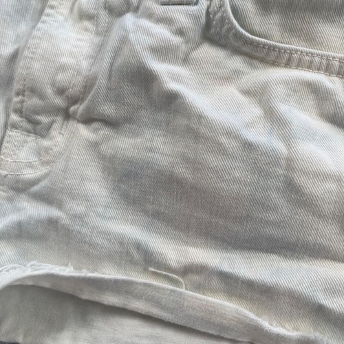 J Brand Shorts Womens 28 White Powder Blue Tie Dye Denim Cut Off Daisy Dukes - Picture 2 of 16