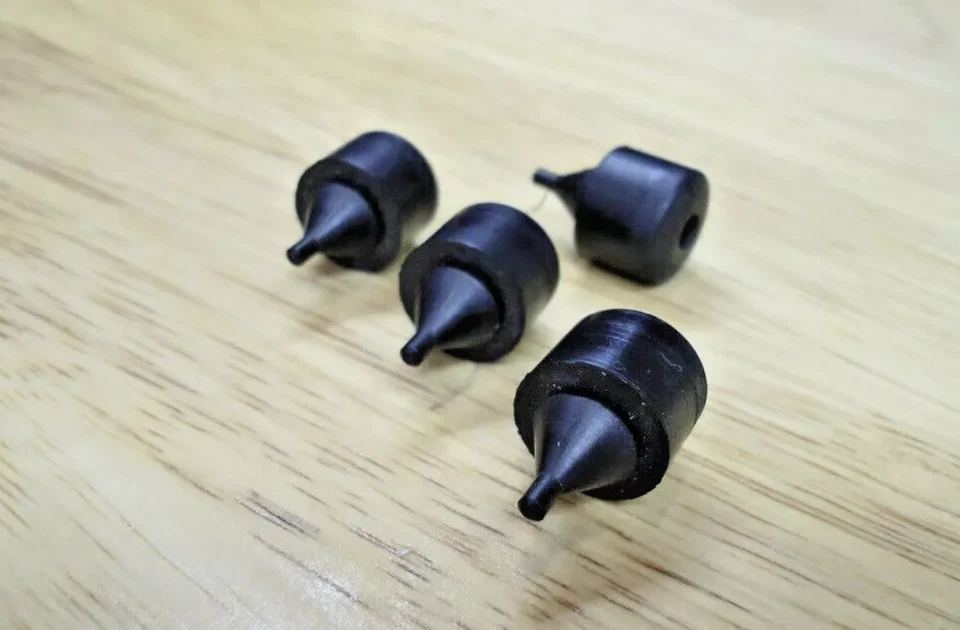 ¡4 PARAGOLPES DE PUERTA NUEVOS! PARA 1949 Y MÁS GM CHEVY BUICK OLDS GMC CADILLAC PONTIAC ETC Foto 3 de 4