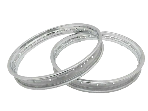 Fits for Royal Enfield 19 Front And Rear Steel Wheel Rim Pair for 40 Spokes