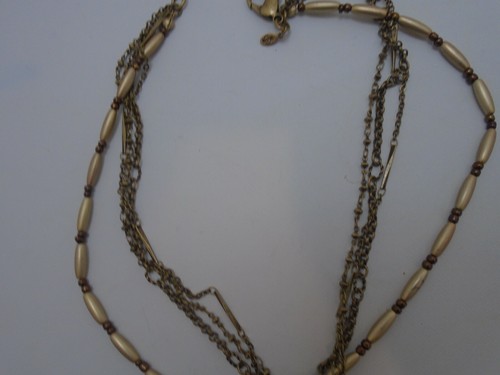 Modeschmuck Multi Strang Perlenkette - Bild 6 von 7