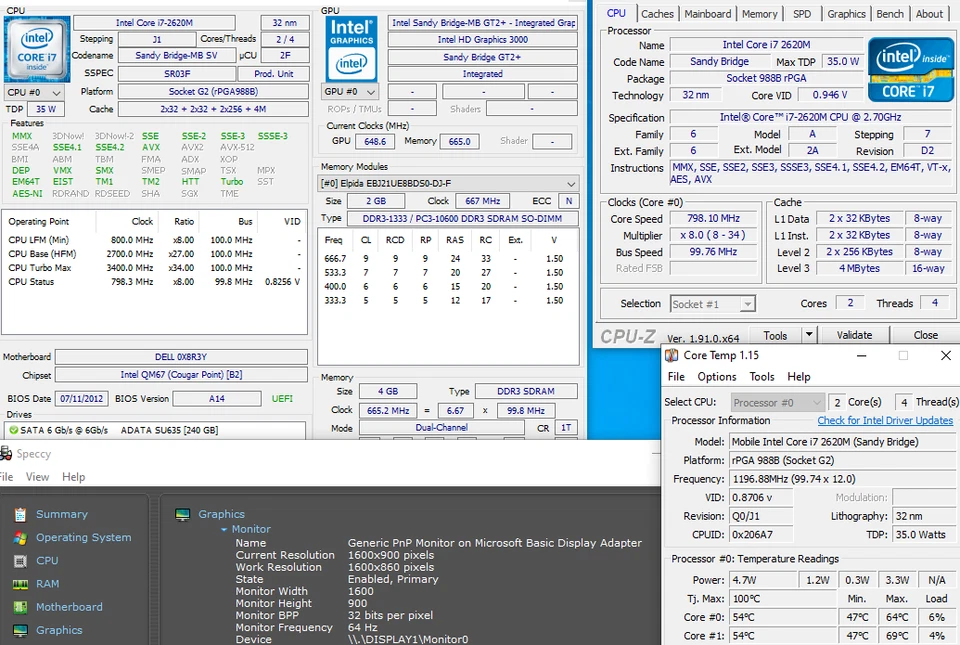 Dell latitude E6420. Core i7. 240 SSD Nuevo, 4 GB RAM, Placa Base Nueva. Foto 2 de 4
