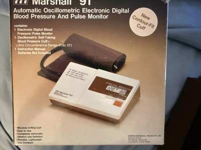 Marshall 91 Automatic Oscillometric Electronic Digital Blood Pressure Monitor