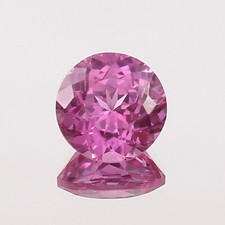 AAA Natural Flawless Pink Ceylon Sapphire Round Loose Cut Gemstone 9.40 MM