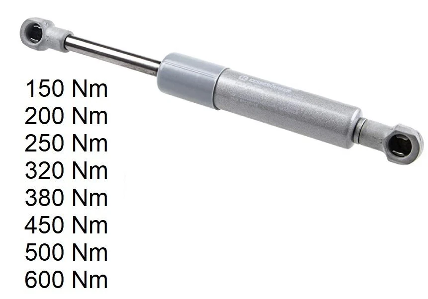 Kesseböhmer Lift-o-Mat Gasdruckdämpfer Kompressionsfeder Gasdruckfeder 150-600Nm