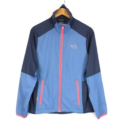 Veste de sport femme KARI TRAA taille S bleu poches polyester zippées intégrales - Photo 1/4