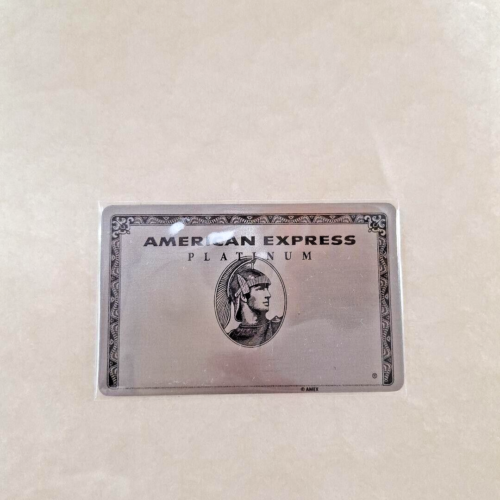 American Express Platinum Card Metal Card Type Mirror With early film
