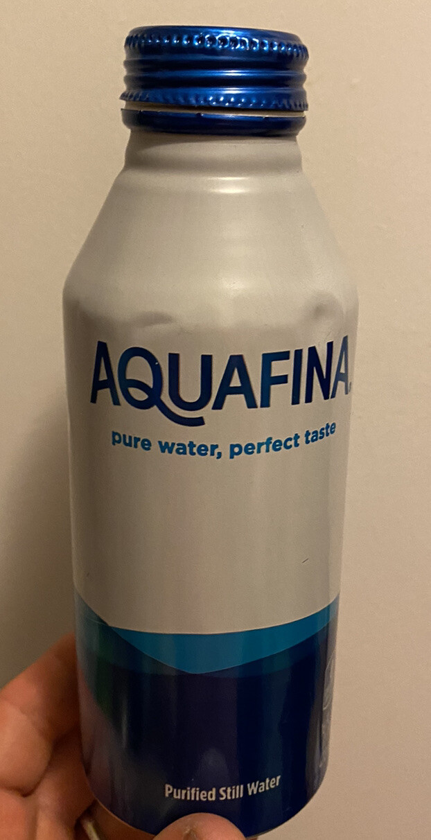 Aquafina aluminum water bottle eBay