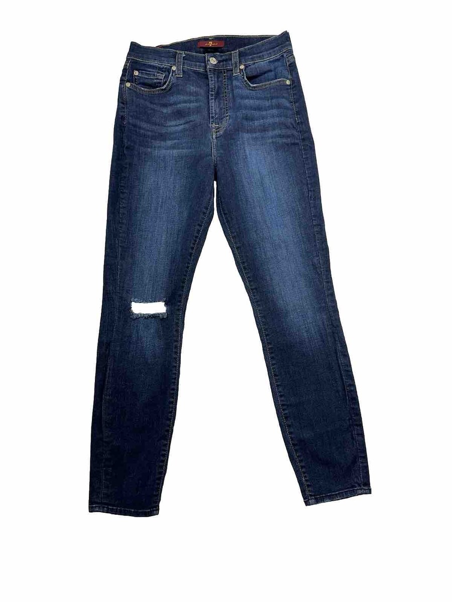 All Mankind Seven7 High Rise Ankle Skinny Jeans Seven For All