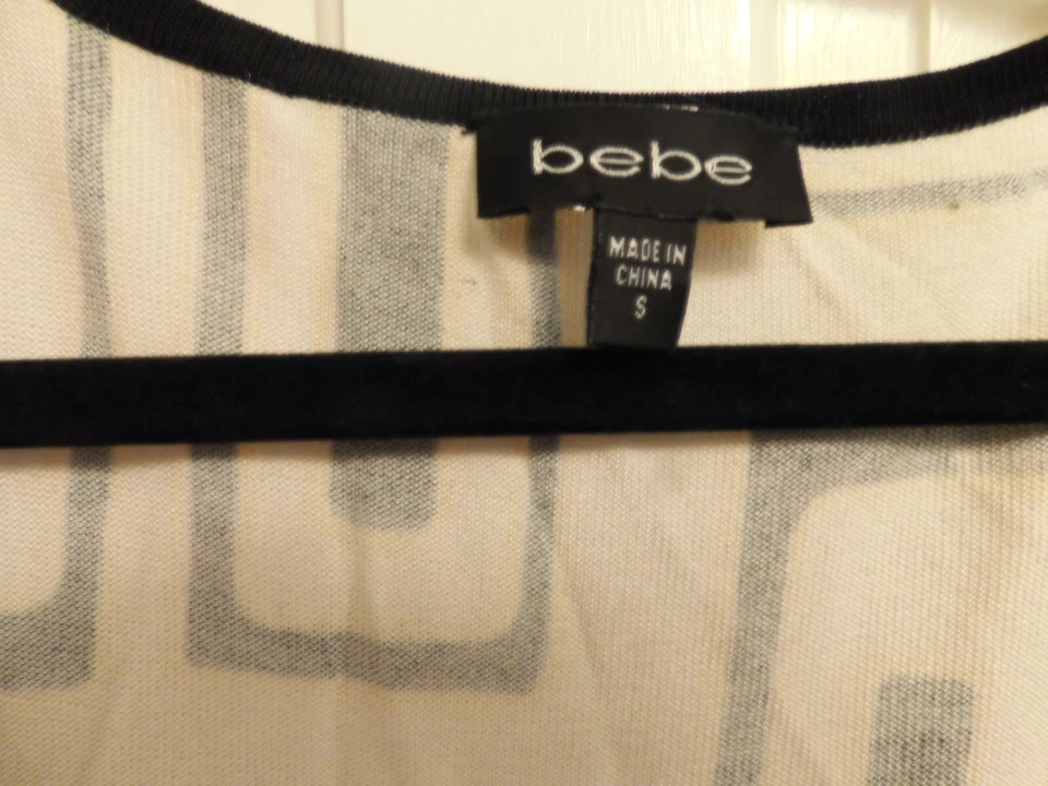 Vestido Suéter Bebe Marfil Amarillo Negro Sedoso Suave Apretado Tejido Mod Retro Talla S Bonito Foto 2 de 4