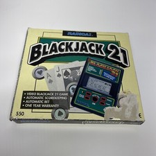 RADICA Pocket Blackjack 21 Electronic Handheld Travel Game Model 550 Tested