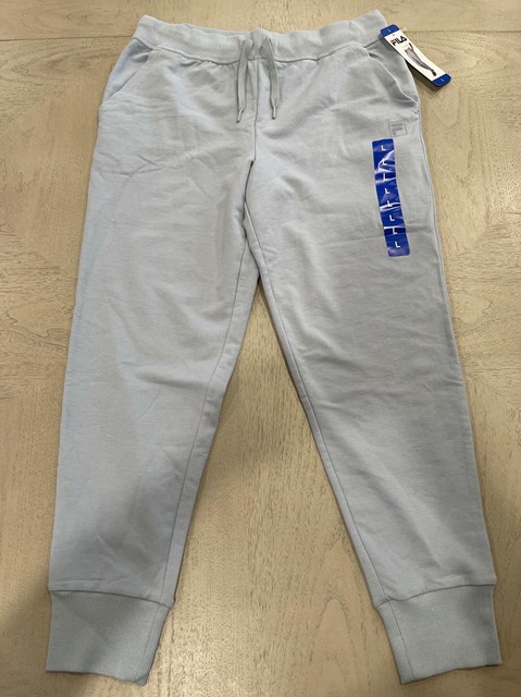 FILA Women's Blue Fog Sweatpants Size 