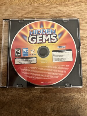 Hidden Gems Pc Cd-ROM Video Game E-Everyone (Disc Only)