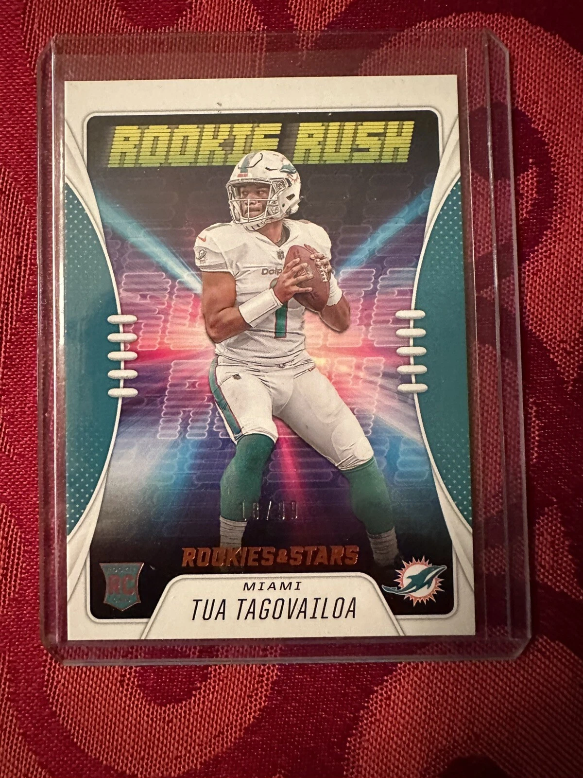 Tua Tagovailoa Panini Rookies & Stars Rookie Rush #RR2 Orange