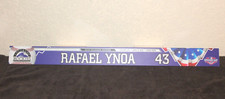 MLB Colorado Rockies Rafael Ynoa OPENING DAY Game Used Locker Room Name Plate