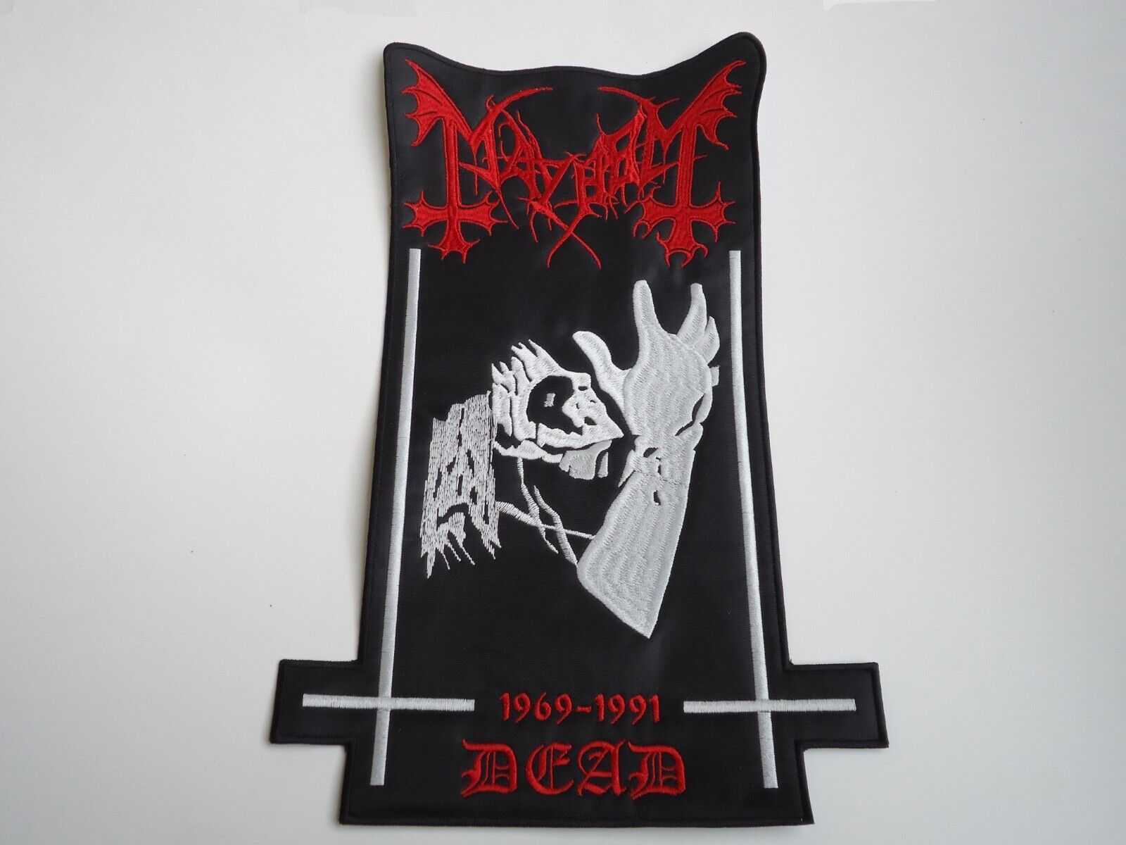 MAYHEM - Dead [coffin] --- Embroidered Patch