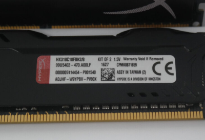 Kingston HyperX Fury 8GB Kit (2 x 8GB) DDR3-1866 Desktop RAM