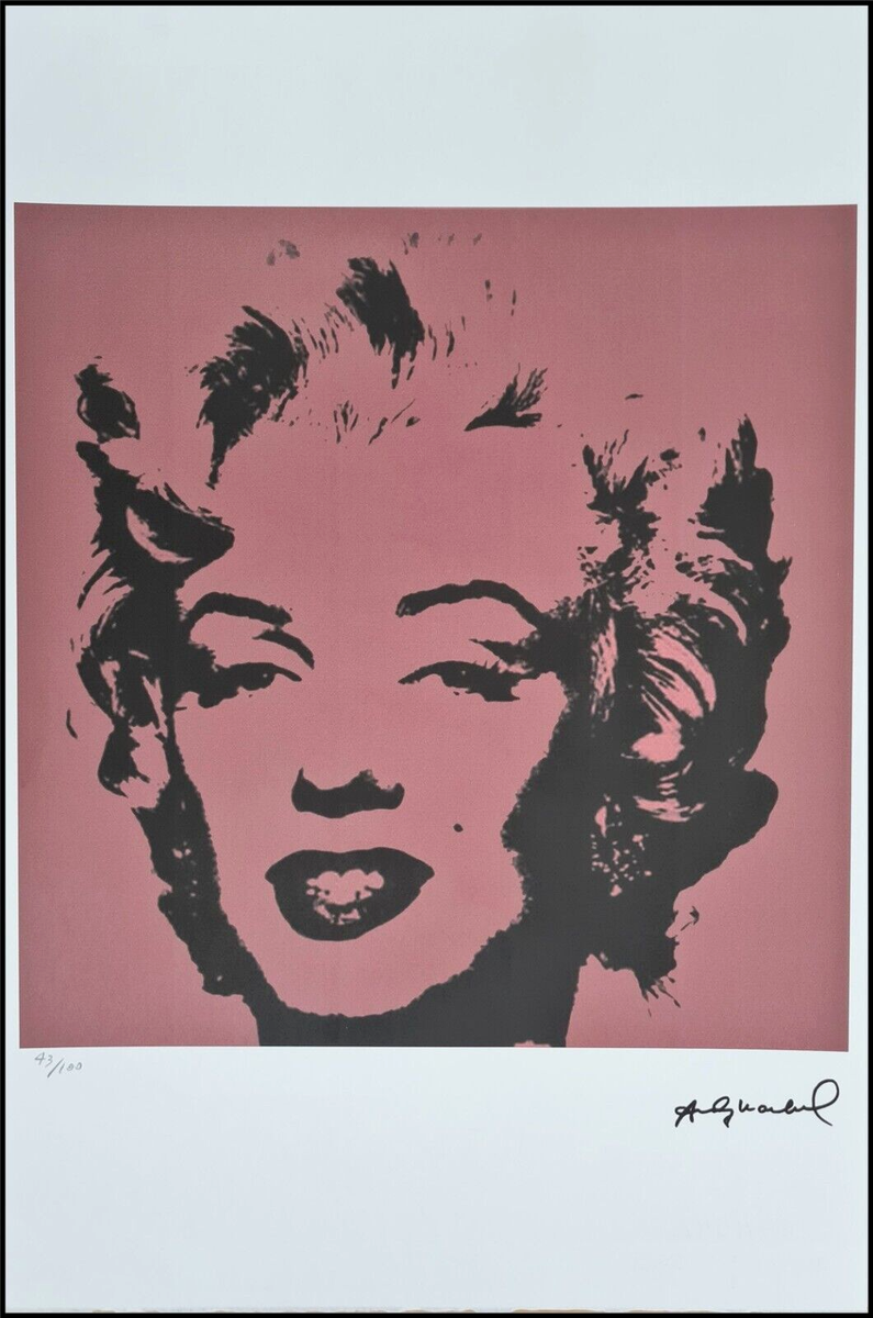 ANDY WARHOL * Marilyn Monroe * 57 x 38 cm * signed lithograph