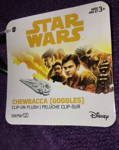 Disney Star Wars Heroez Clipz 4” Mini Peluche Coleccionable - Chewbaca con Google - Imagen 3 de 5