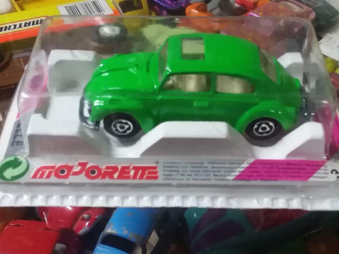 203 MAJORETTE GREEN VW VOLKSWAGEN BUG BEETLE NEW IN THE PACK