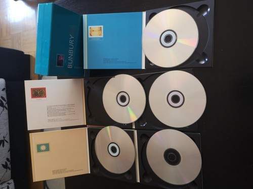 BUNBURY (5CD EP) BOX SINGLES: Extranjero-infinito-viento a favor-de mayor-jinete - Imagen 6 de 22