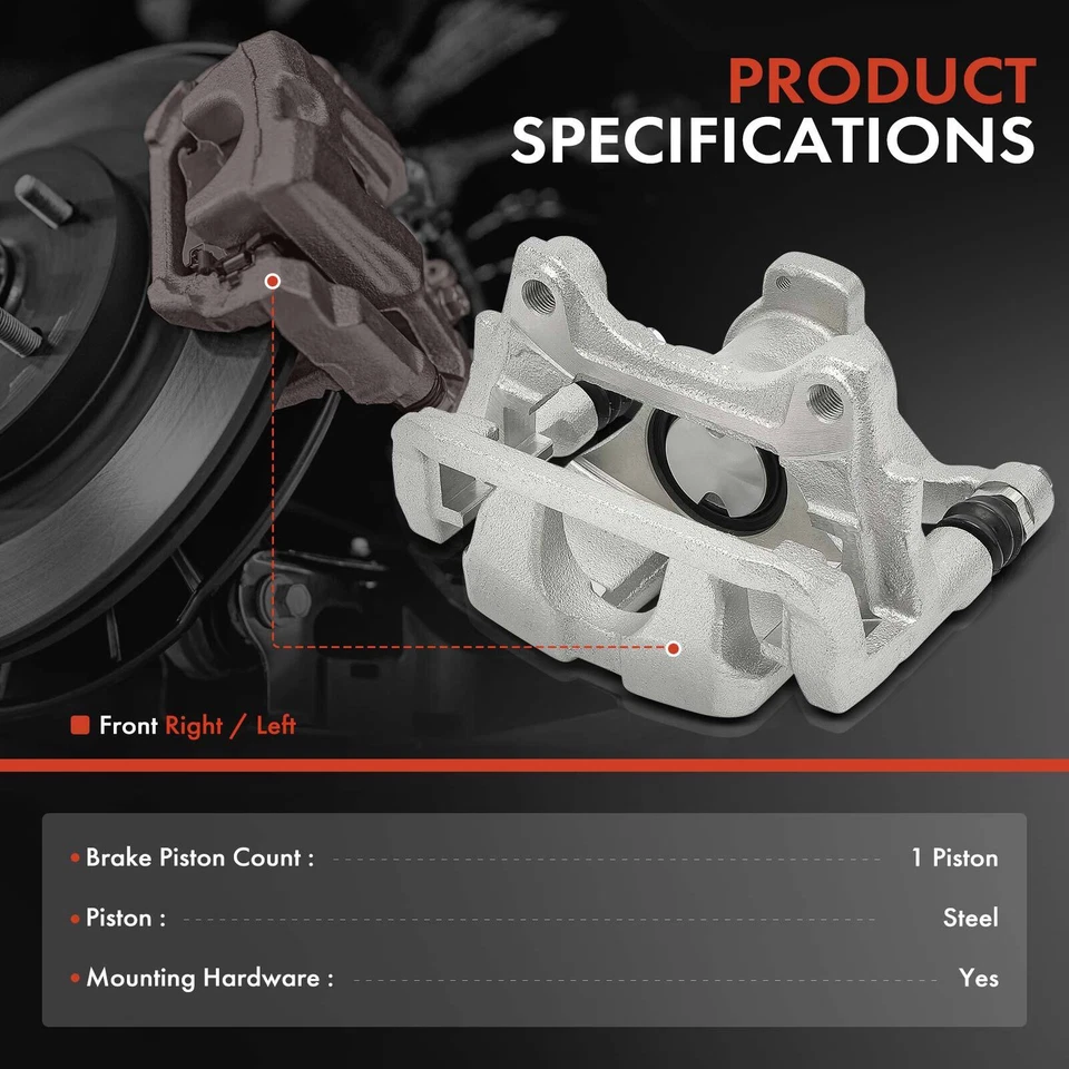 Pinza de freno trasera izquierda con pistón metálico para Honda CR-V 2017 2018-2024 Foto 2 de 4