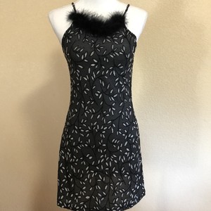 90s black spaghetti strap dress