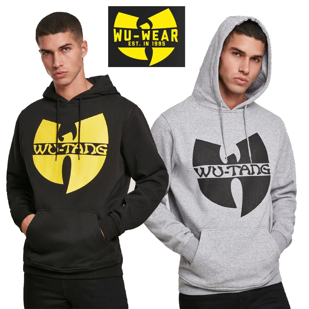 Wu Wear Logo Hoodie Black Wu Tang Clan Hiphop Flip Flop Zig Zack Your Mudda  | eBay