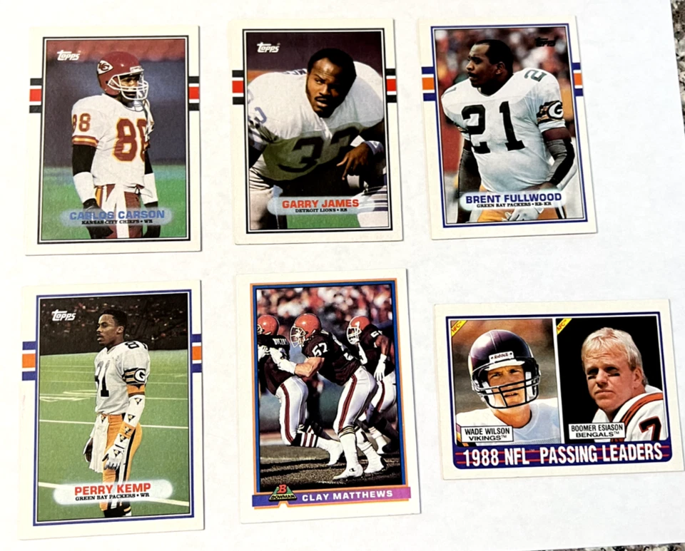 1991 The Topps Company Bowman #95 Clay Matthews Cleveland Browns NFL - Image 3 of 4