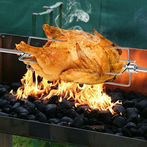 【NEU!! 4x Fleischklammer Fleischnadeln Für Grillspieß Drehspiess Rotisserie BBQ~ - Bild 7 von 11
