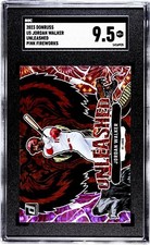 2023 Donruss Jordan Walker Unleashed PINK Fireworks SGC 9.5 MINT+