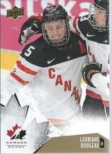 2015-16 UD Team Canada Juniors LAURIANE ROUGEAU #70 GOLD