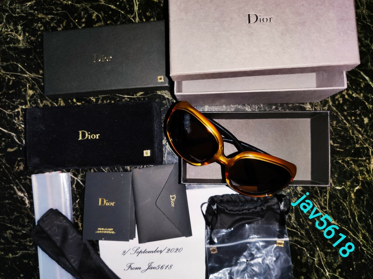 CHRISTIAN DIOR SUNGLASSES GLOSSY SOLID GOLD 18 Kt 🕶MASTERPIECE