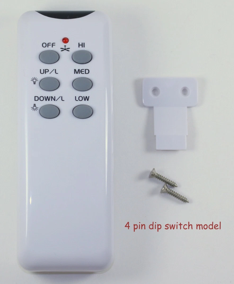 Chq8bt7053t Ceiling Fan Remote Control 4 Dip Switch Version Shelly