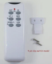 Replacement Remote CHQ8BT7053T Control 4 DIP SWITCH VERSION W/ TOP and BTM light