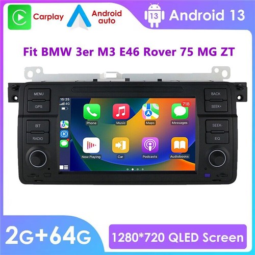 Autoradio Android 15 Écran 9.7" Pour BMW Série 3 E46/M3 (1999-2005) - GPS, CarPlay - NEUF