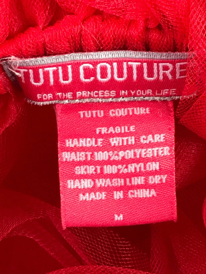 TUTU COUTURE Niña Tutú Disfraz Talla Mediana Rosa Caliente Foto 2 de 4