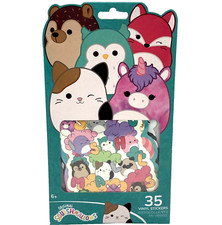 Original Squishmallows Vinyl Stickers 35 Count NEW
