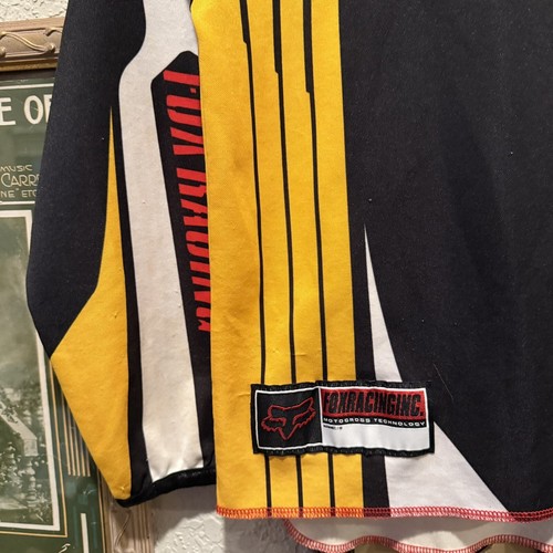 Vintage 00’s FOX Racing Motocross Kids Jersey Size Large - Picture 3 of 5