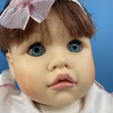 15" Vinyl Doll By Pauline Bjonness-Jacobsen Red Hair Please Read 