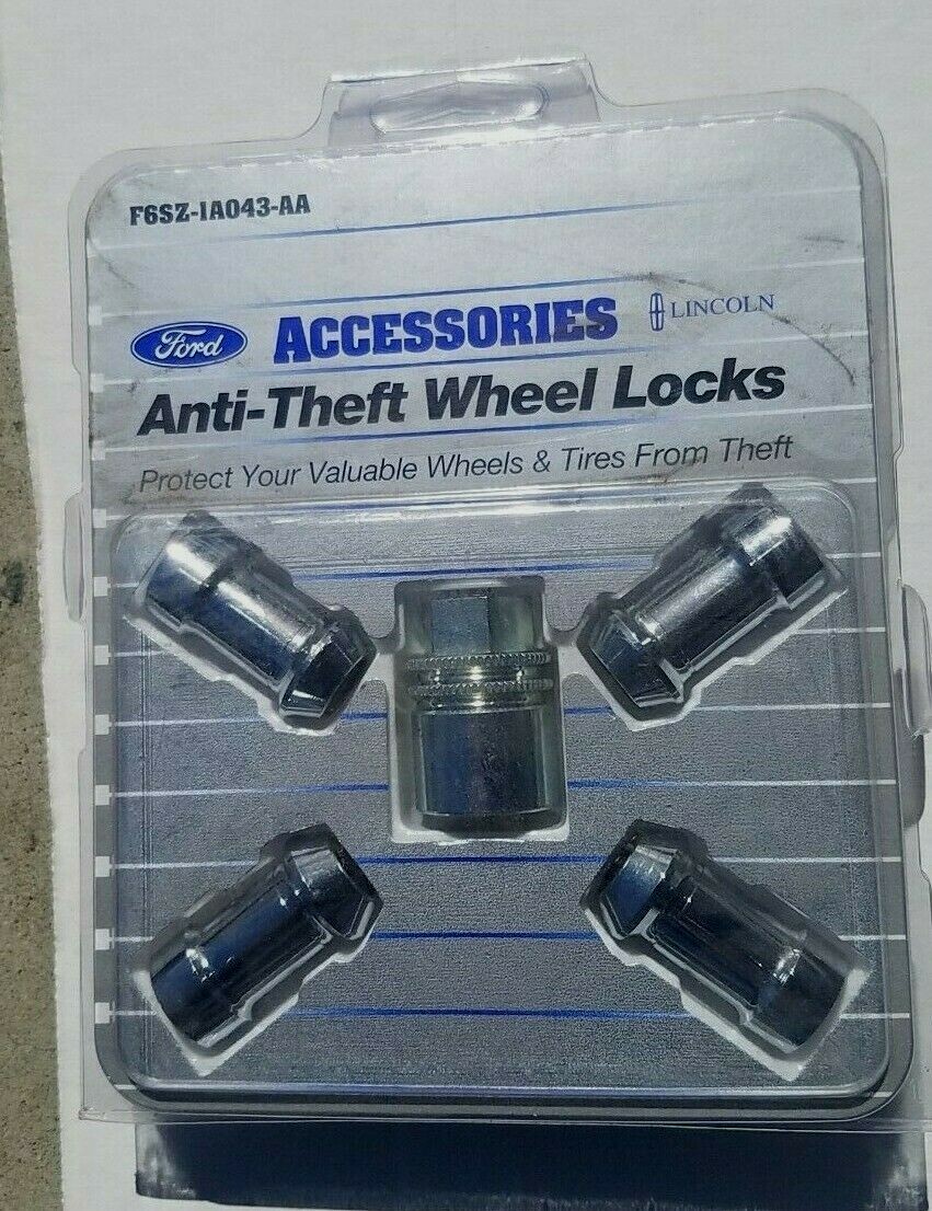 Genuine Ford Wheel Locks Chrome For Exposed Lugs 6L3Z1A043AA Auto Parts & Accessories Car