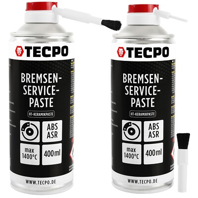 MONTAGEPASTE BREMSEN SERVICEPASTE 2x400 ml SCHMIERFETT BREMSENPASTE KERAMIKPASTE