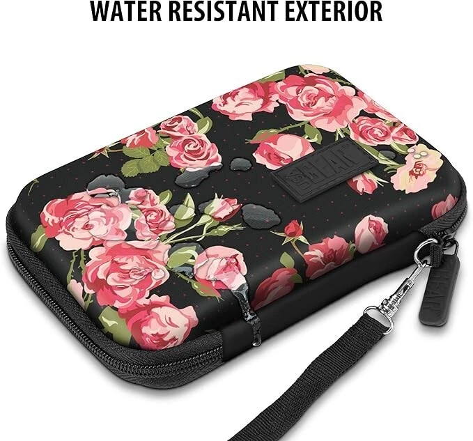 USA GEAR Phone/Mobile Photo Printer Zip Rose Travel Case Only Kodak Mini Storage