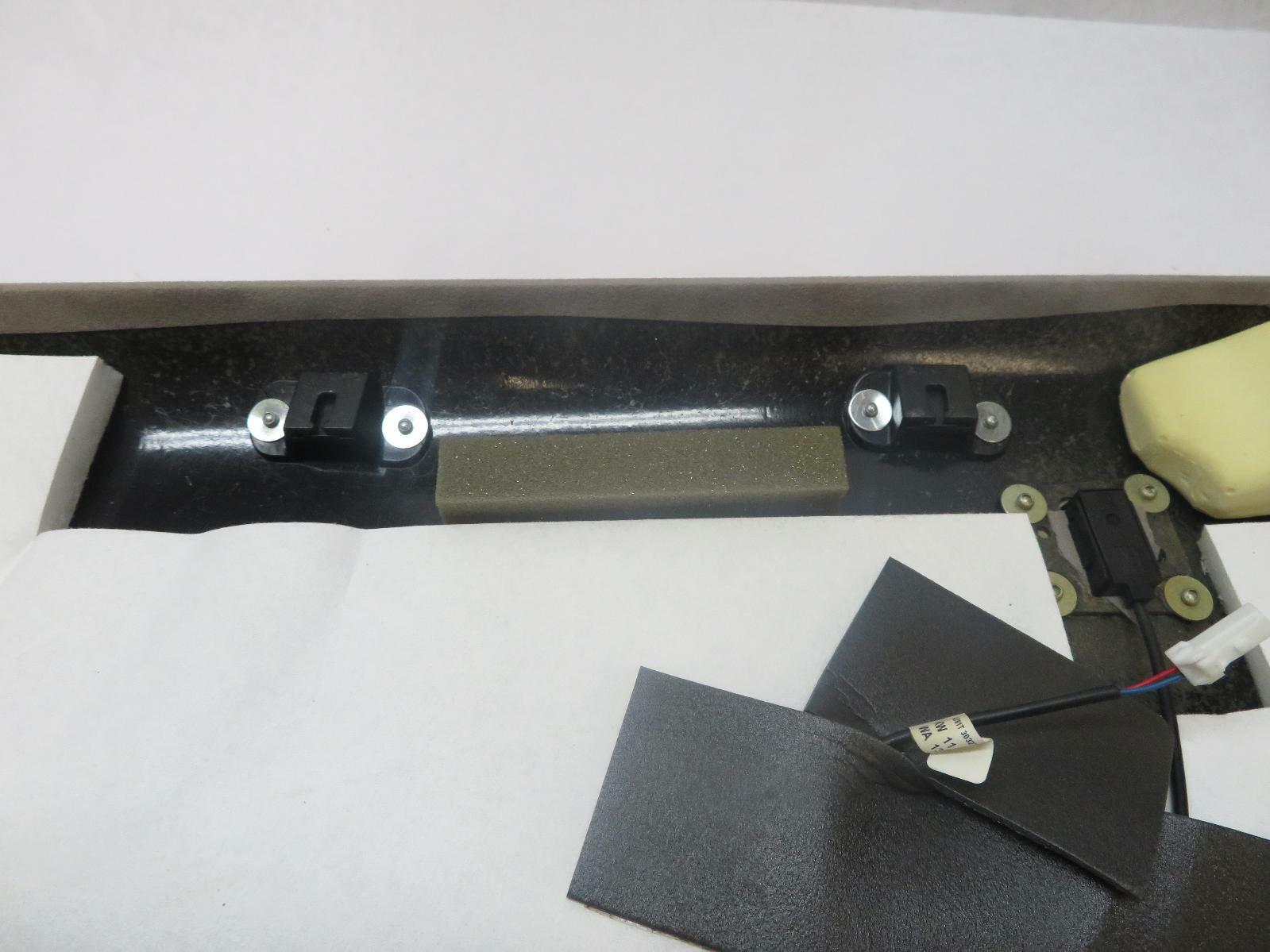 2012 ASTON MARTIN RAPIDE FRONT OVERHEAD ROOF HEADER PANEL TAN SUEDE OEM