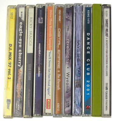 Lot 11 Music CDs Wynonna Says She Ricky Skaggs DJ Dance Mixes Eagle Eye Cherry